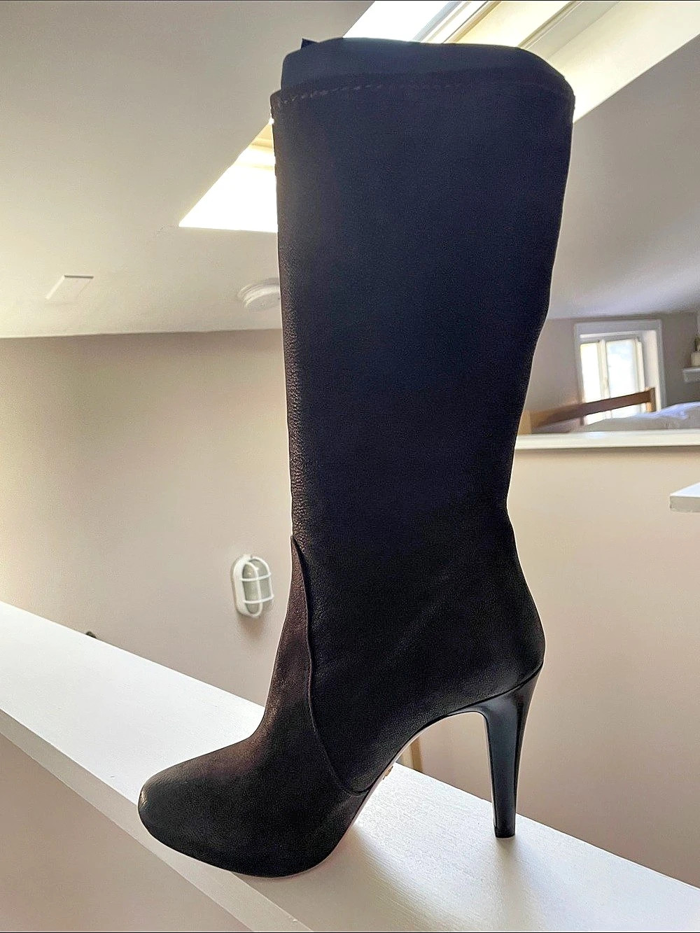 Prada Brown Heeled Boots